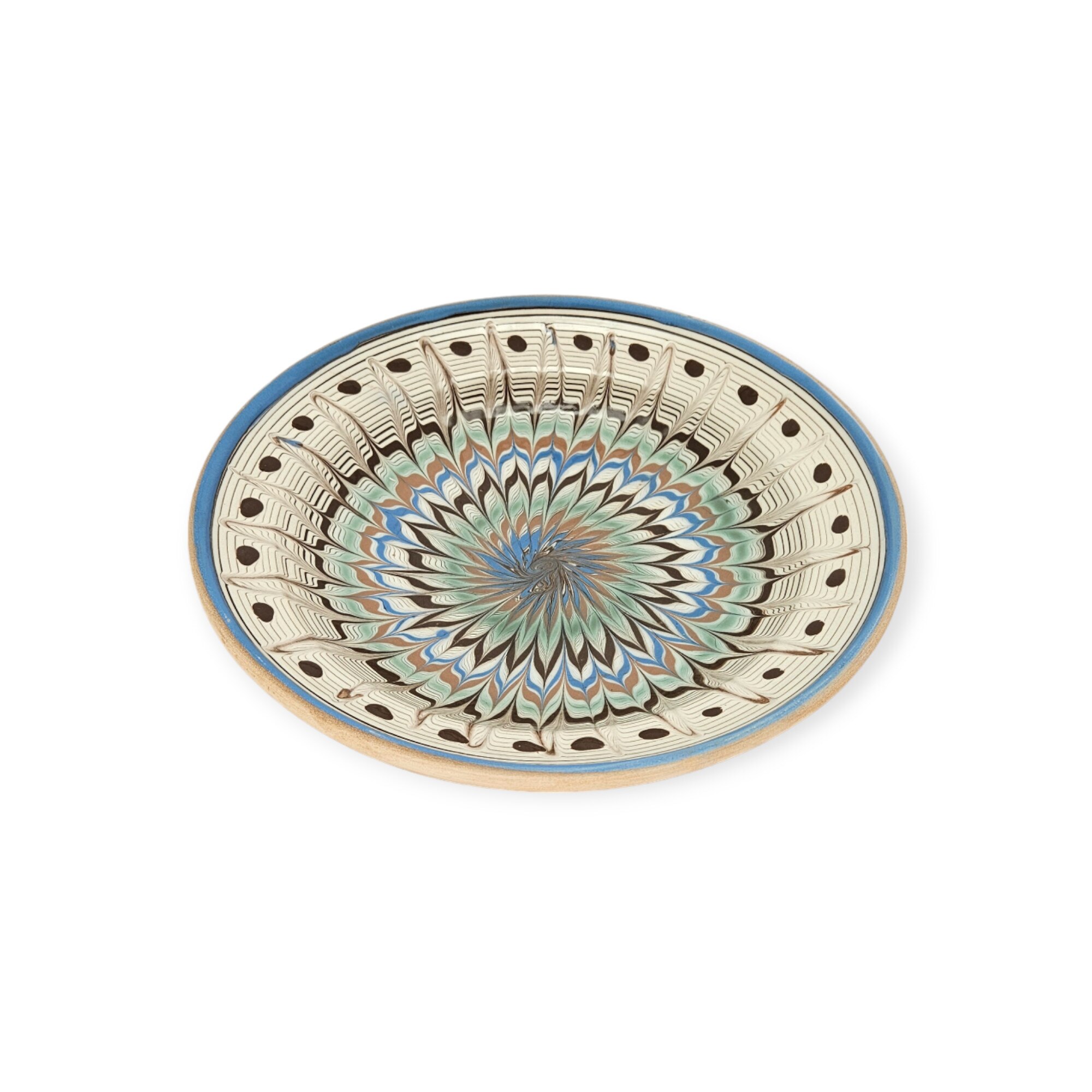 Farfurie CERAMICA DE HOREZU model Spic, multicolor