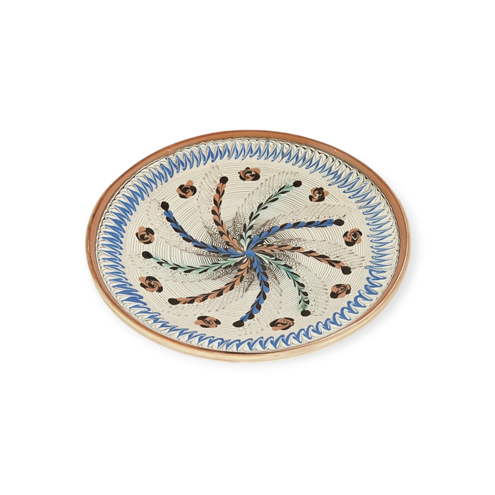 Farfurie Traditionala Model 19-22 cm D1C3 Multicolora M5